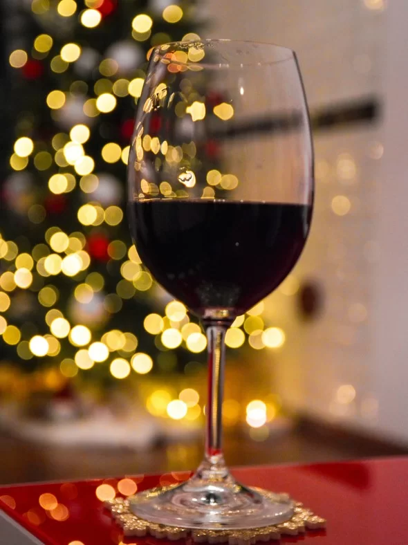 christmas wine